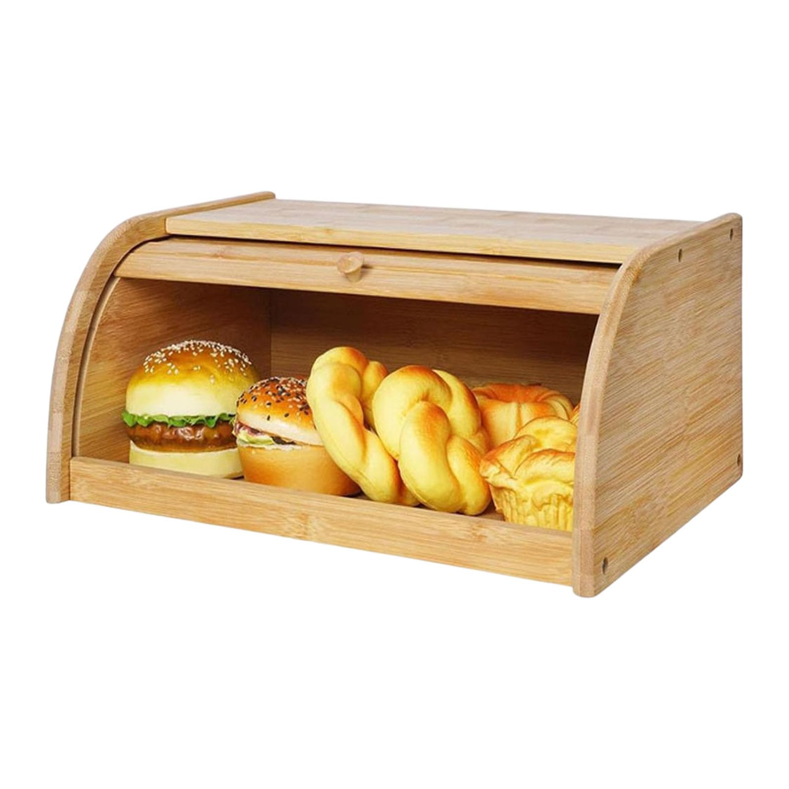 our fave Handcrafted Wooden Loaf Preserver in Traditional Design for Home and Commercial Use Stylish Bread Storage