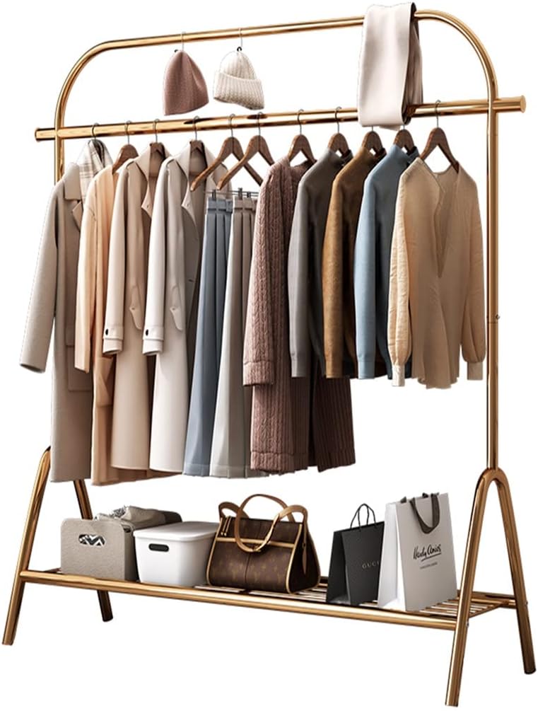 Amazon.com: Coat Tree Freestanding Standing Clothing Rack Metal Heavy ...