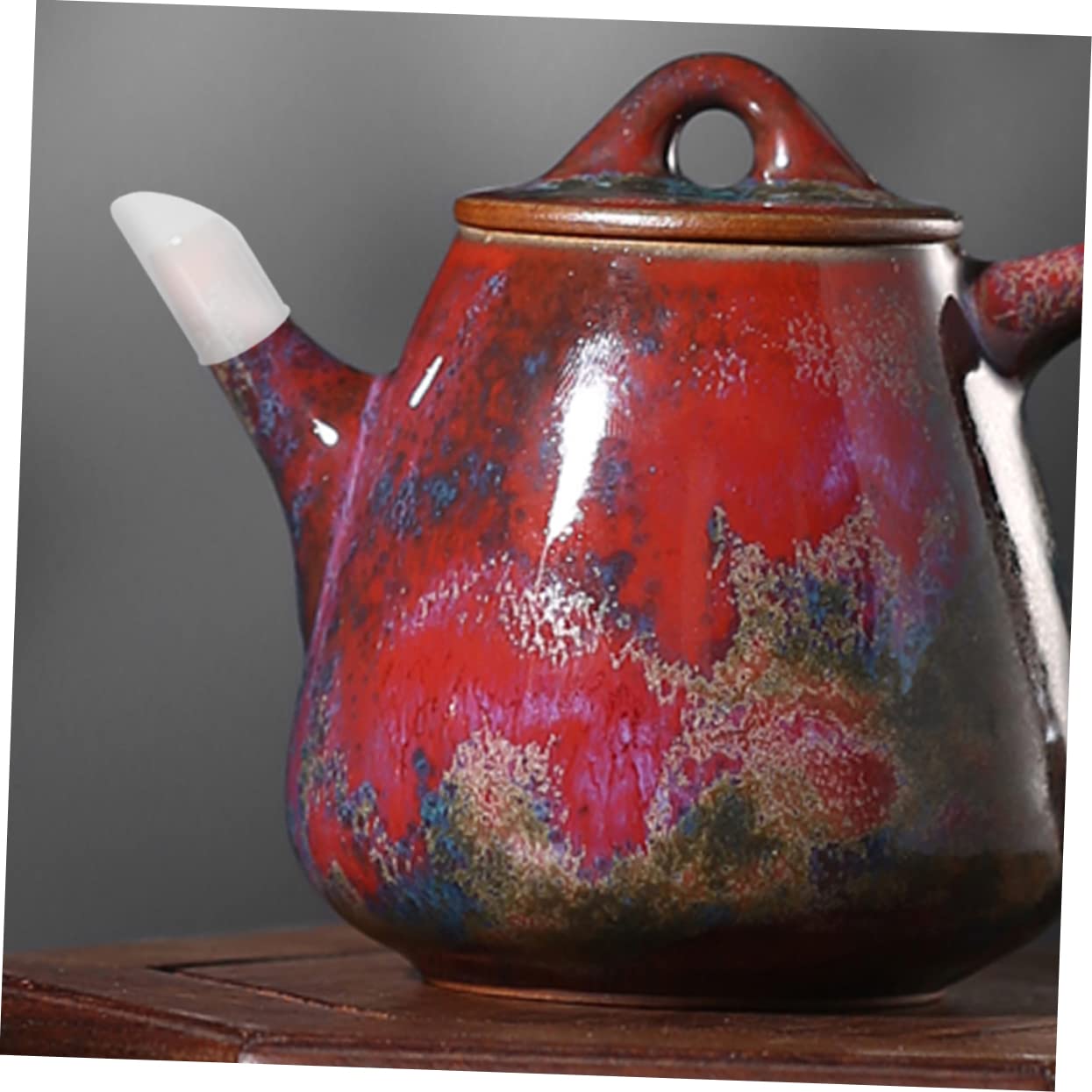 2 Pcs Couvercles De Bec De Théière Anti-Fuite Protecteurs De Bec De Th I Re En Silicone Protecteur