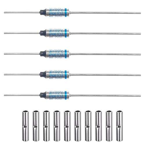 Miniatura 6 de Paquete de 5 piezas SF226E SEFUSE 10A 250V (compatible con fusibles térmicos de 110 V, 125 V) de 440.6 F, cortes térmicos de 227 grados