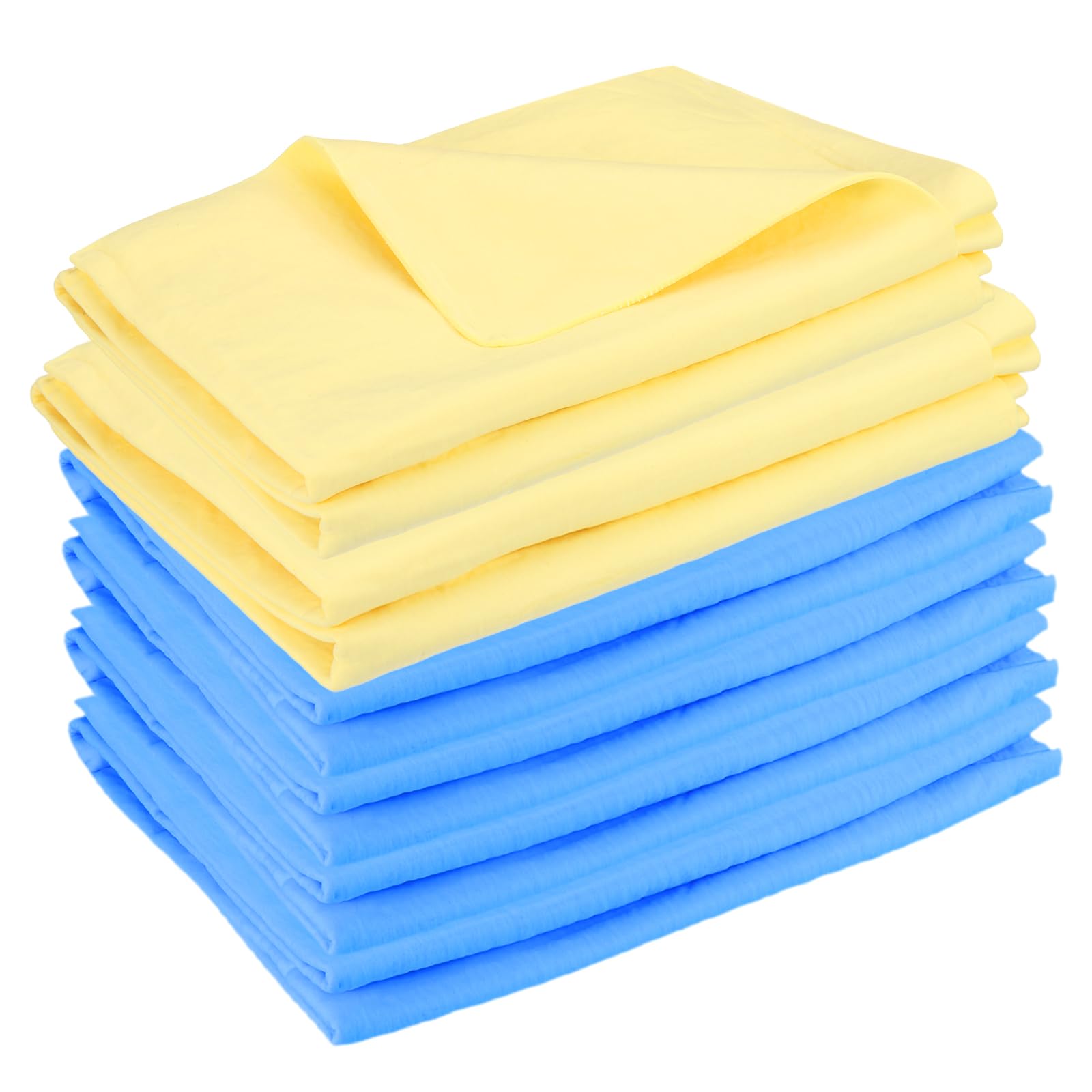 QUARKZMAN 6 Pezze Per Asciugare L'Auto, 26 X 17 Pollici Asciugamano In Pelle Di Daino Per Auto Riutilizzabile Morbido Asciugamano In Pelle Di Daino Super Assorbente
