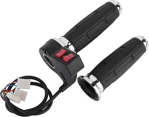 Empuñadura del acelerador, 1 par de 3 controles de velocidad de 0.866 in para scooter eléctrico de alambre de acelerador para motocicleta,