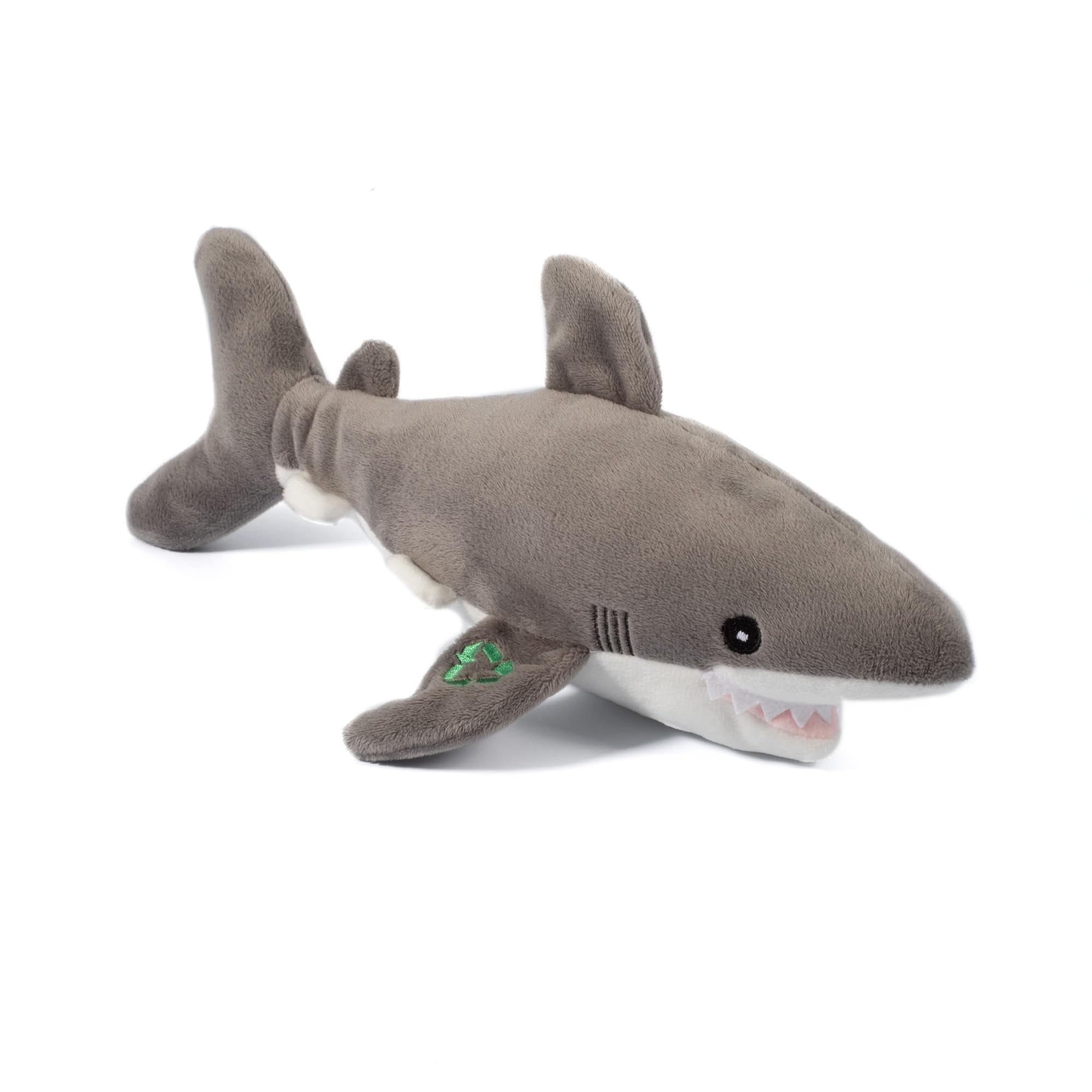 Ancol Made From Shark Dog Toy - Interactive Cuddly Comfort Puppy Squeaking Playing Toy - Fun Adventure Games Pet Accessory