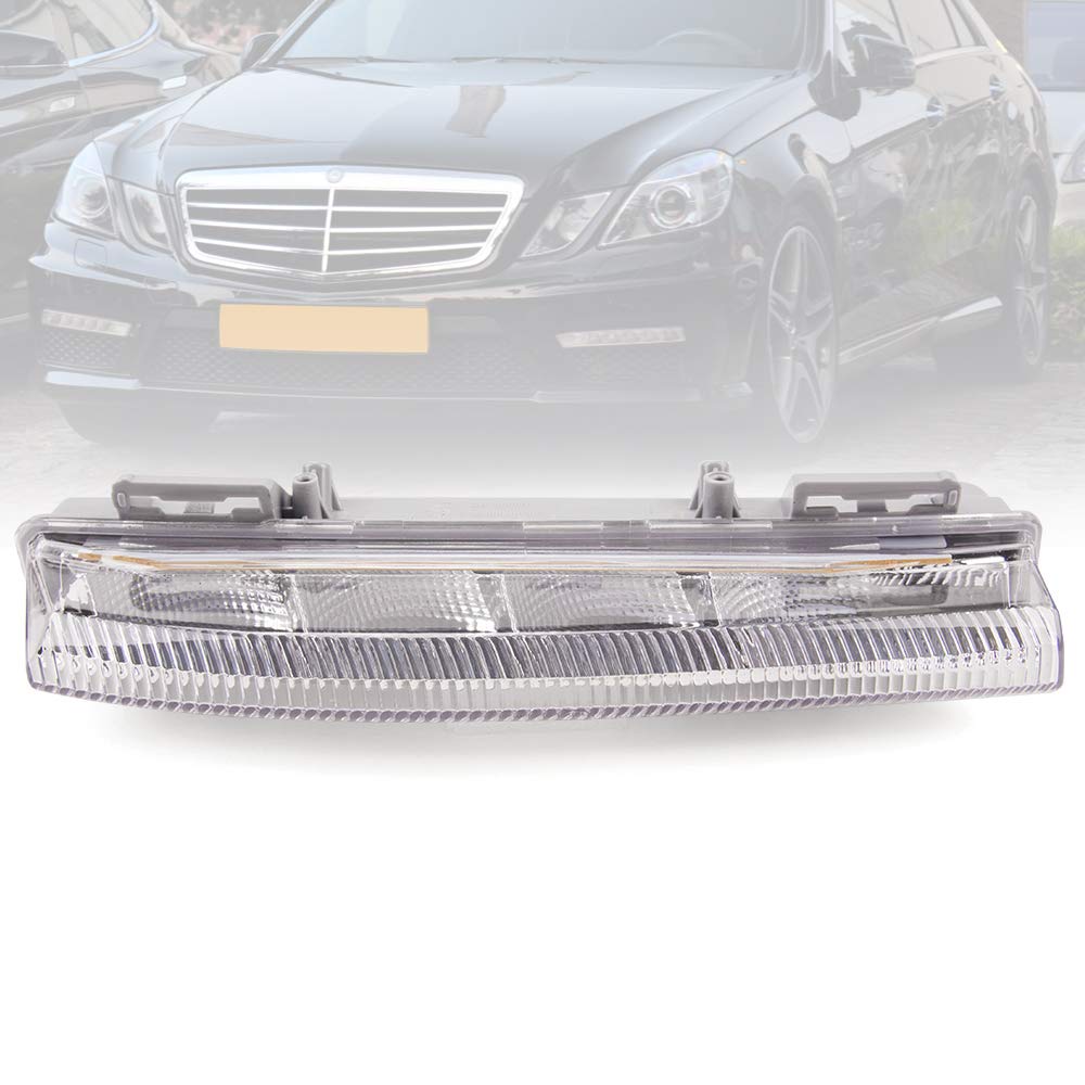 CNNELL Passenger Side Daytime Running Lamp Fog Light Compatible with Benz W204 C230 C250 C300 C350 W212 E350 E400 E550 R172 SLK250 SLK350 SLK55AMG Replaces 2049069000