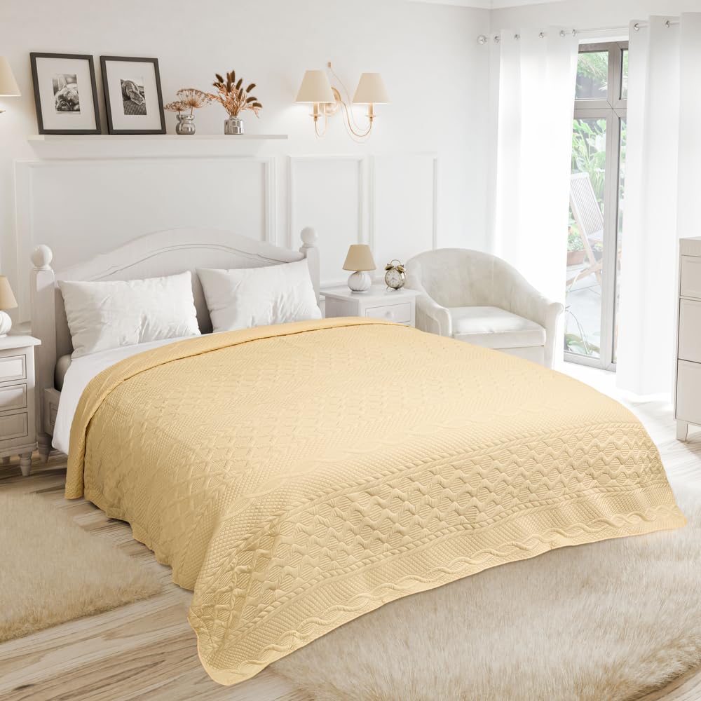 Emma Barclay Aran - Bedspread Set (Cream, Single)