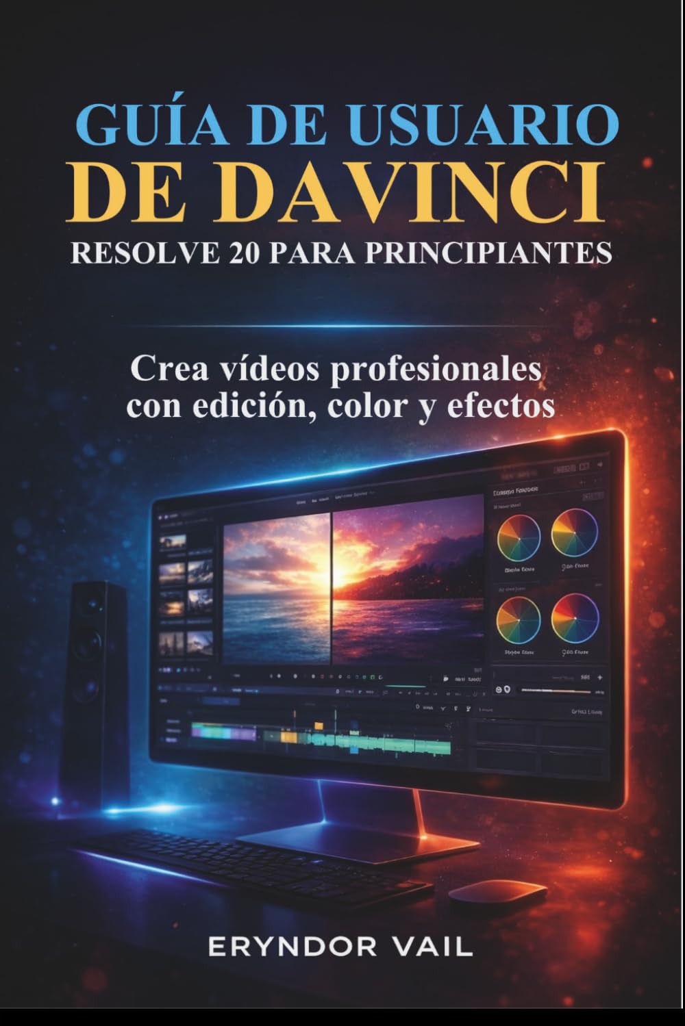 GUÍA DE USUARIO DE DAVINCI RESOLVE 20 PARA PRINCIPIANTES: Crea vídeos profesionales con edición, color y efectos
