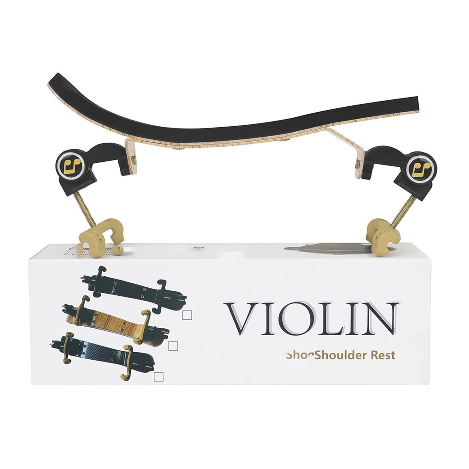 Poggiaspalla per violino Spugna addensata con motivo a stella scavata Mento regolabile 3/4/4 Accessori parti di violino | Poggiaspalla per violino