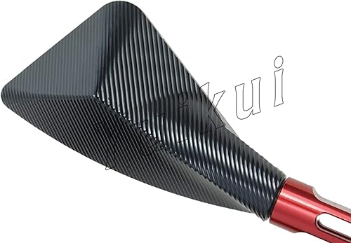 Miniatura 6 de Triángulo motocicleta universal M8 M10 aluminio completo CNC espejo retrovisor motocicleta espejo para Yamaha mt-01 mt-03 tdm v-max fz8 bt xt