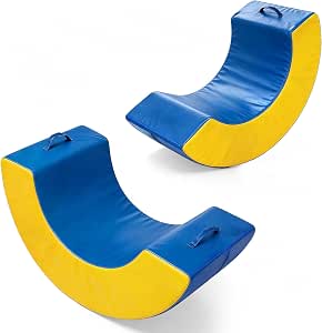 Sensory Rocking Chair with High-Density Foam and Waterproof PU Cover