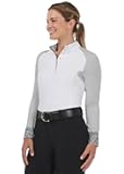 Women's Affinity Long Sleeve Show Shirt – Lightweight, Breathable Equestrian Competition Top, Snap Collar