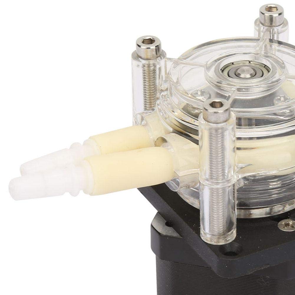 Bomba peristáltica de Alto Flujo Bomba autocebante peristáltica de vacío Resistente a la corrosión de 6~30V con Motor Paso a Paso