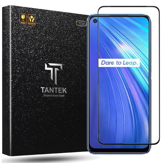 Image of TitanGuard Tempered Glass Screen Protector Guard for Realme 8S, Realme 6, Realme 6I, Oppo A52-9H Hardness, Military Grade, Anti-Static, Easy Installation Kit - 1 PACK
