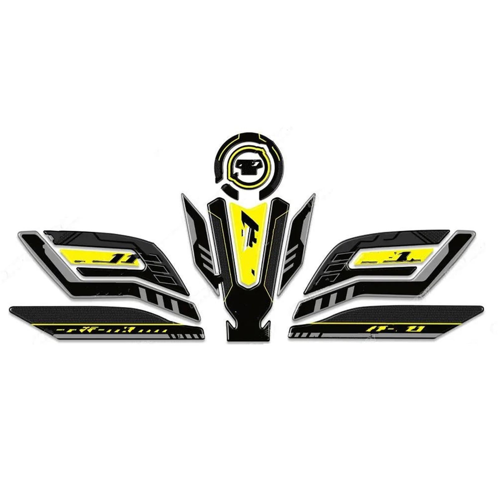 Ysdsls Gold3 Motorcycle Fuel Tank Pad Stickers Protector Decals For Yamaha Yzf R1 R1m Yzfr1 2015-2023(Gold3)