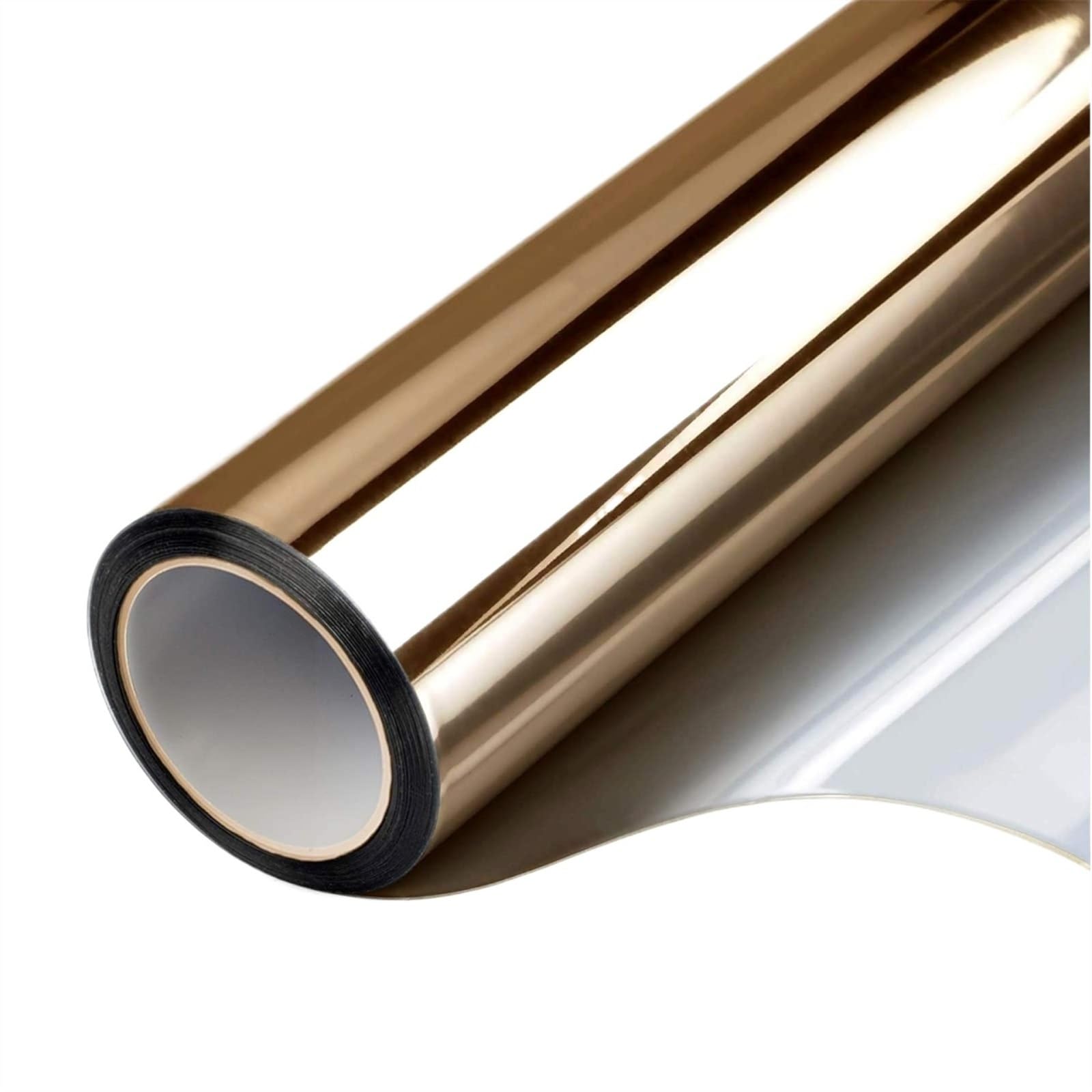 EJvkrbtx One Way Privacy Mirror Window Film Multicolor Multiple Sizes(Brown-silver,50x500 cm)