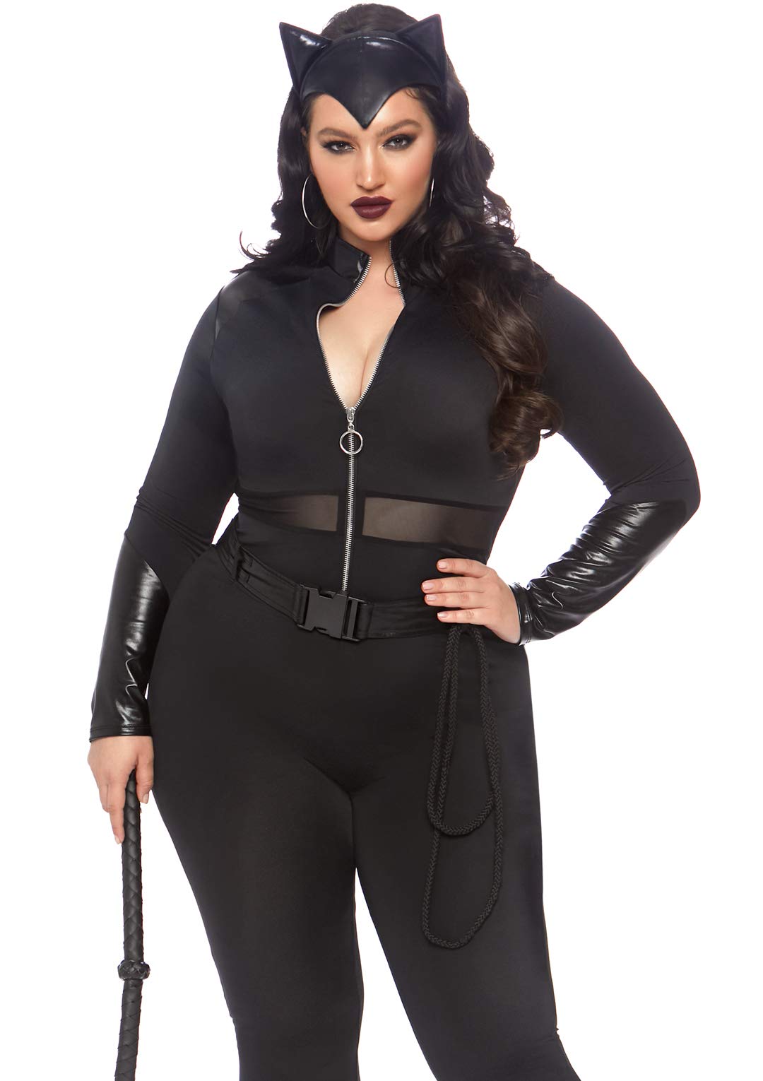 Leg Avenue Sultry Supervillain Plus, 1X-2X, Black, 0.3 kg