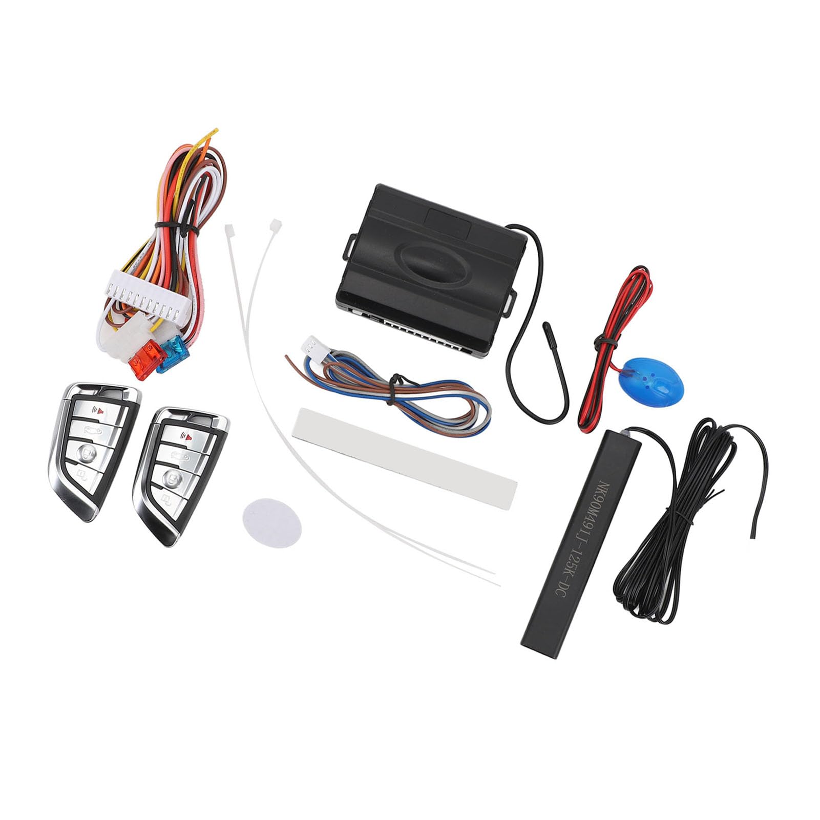 Alarma de Automóvil Automática de 12V Universal de 12V, de Seguridad para Vehículos de Automóvil Protección de Alarma Antihorada PKE, de Entrada sin Llave Pasivo para Vehículo