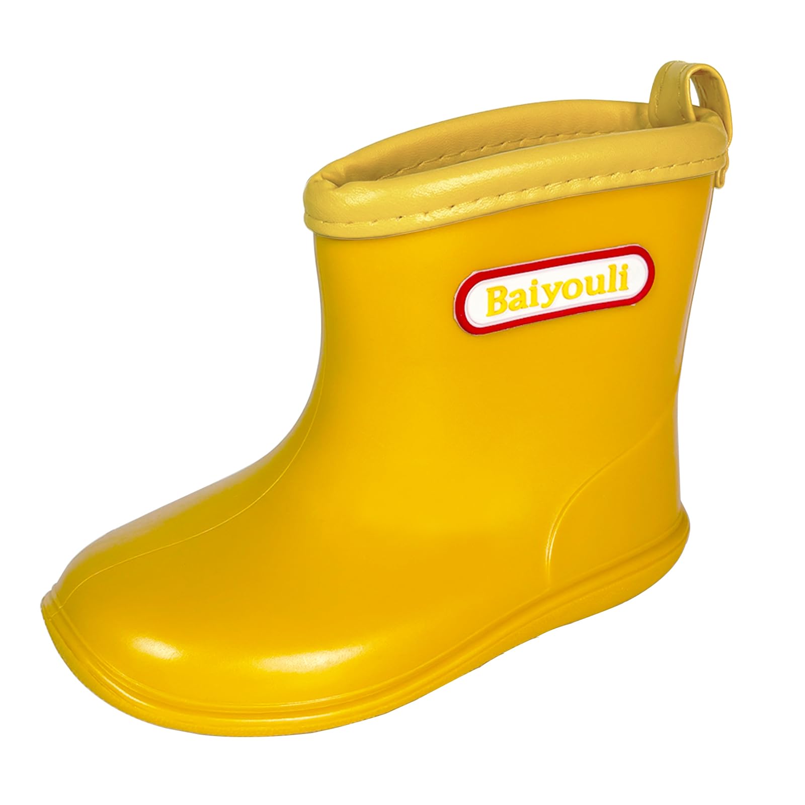 Botas De Lluvia Amarillas A Prueba De Agua, Ligeras Y Con