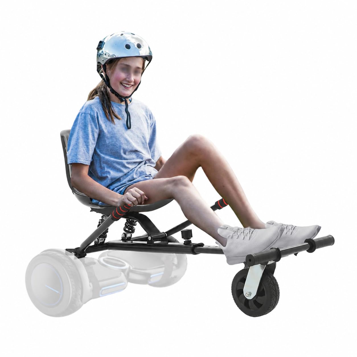 Siège Hoverboard pour scooter d'équilibre de 6,5 à 10 pouces, hoverboard avec siège pour enfants et adultes, trottinette Drift avec longueur réglable, Gokart électrique & Go Cart, accessoire de kart