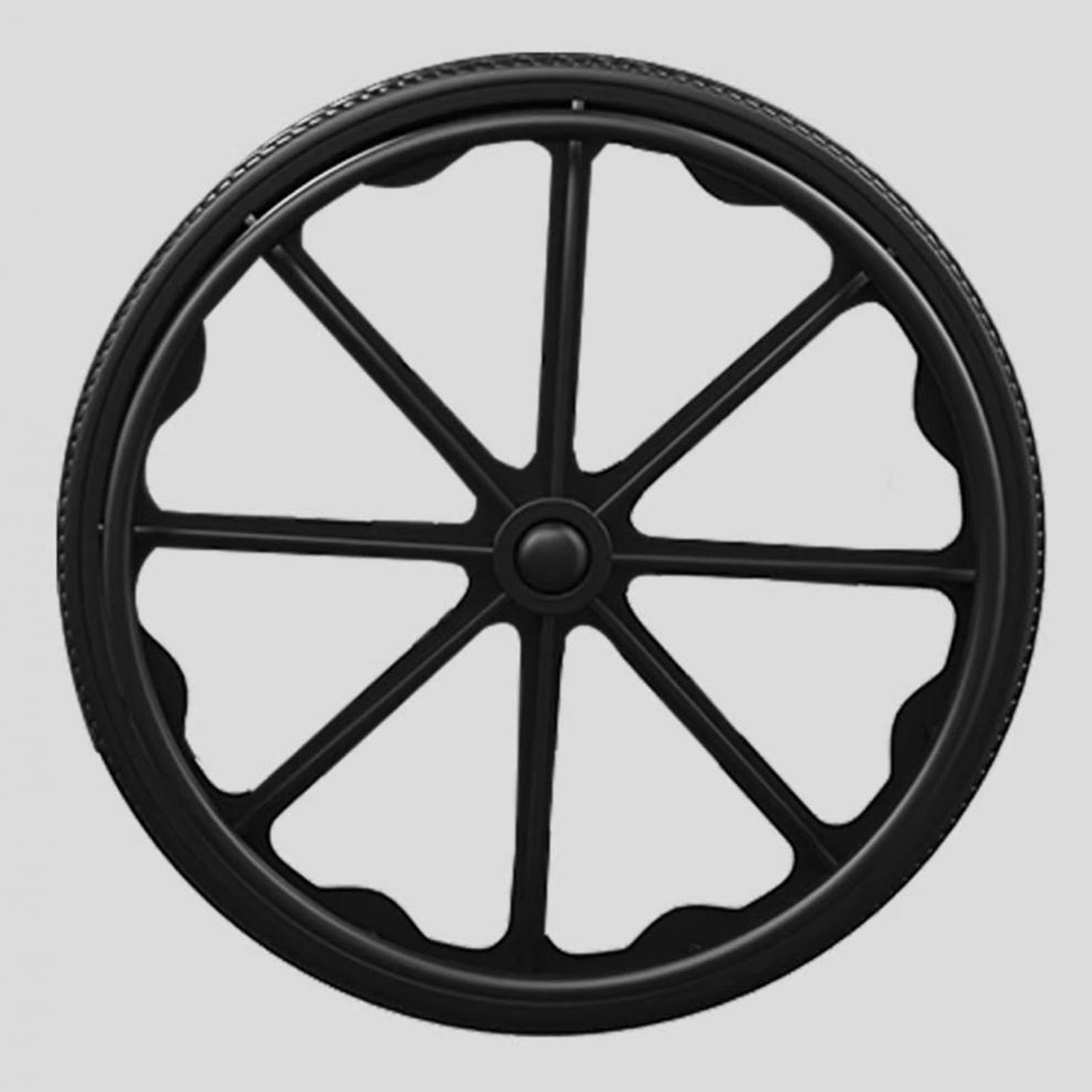 Leichte Rollstühle für Erwachsene, 24-Zoll-Rollstuhl mit weichem Sitz, Selbstfahrender Schwarzer Rollstuhl, Reise-Transitstuhl, Mobilitätsroller, Leichter Rollstuhl
