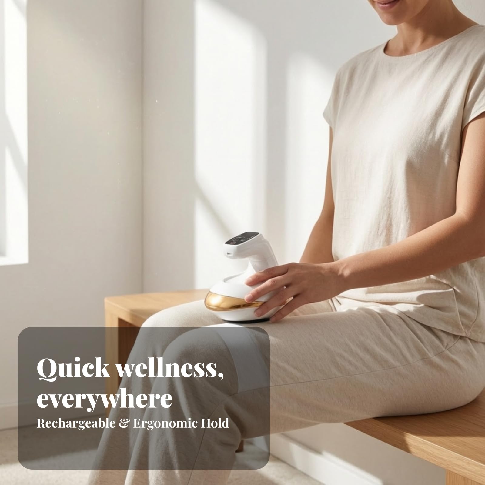 Almencla Masseur à Succion Panneau Numérique | Fil, Magnétique, Ventse Électrique, pr le Travail