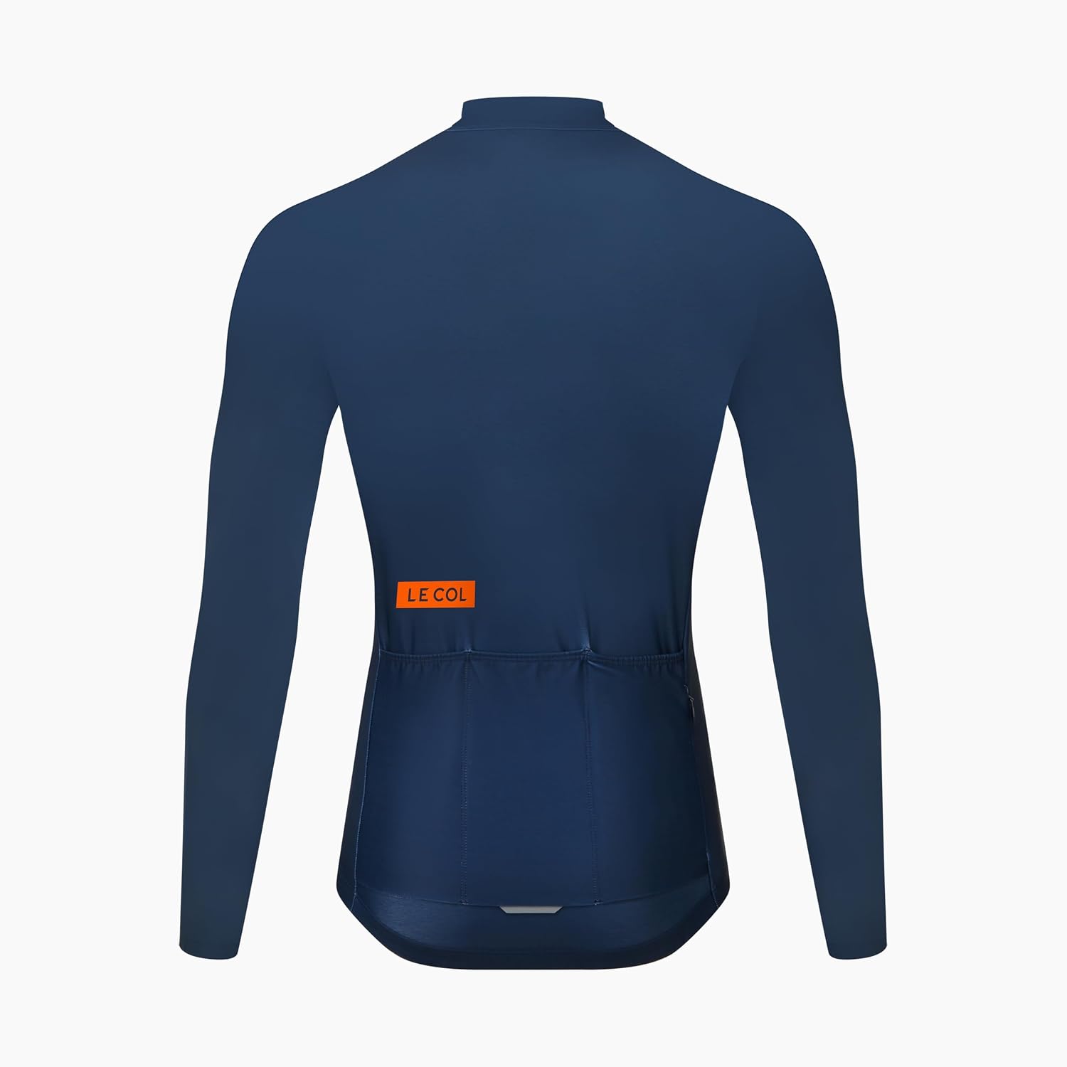 LE COL Men’s Sport Long Sleeve Jersey | Zip Closure Cycling Shirt | Rear Pockets, Sustainable Construction, Relaxed Fit