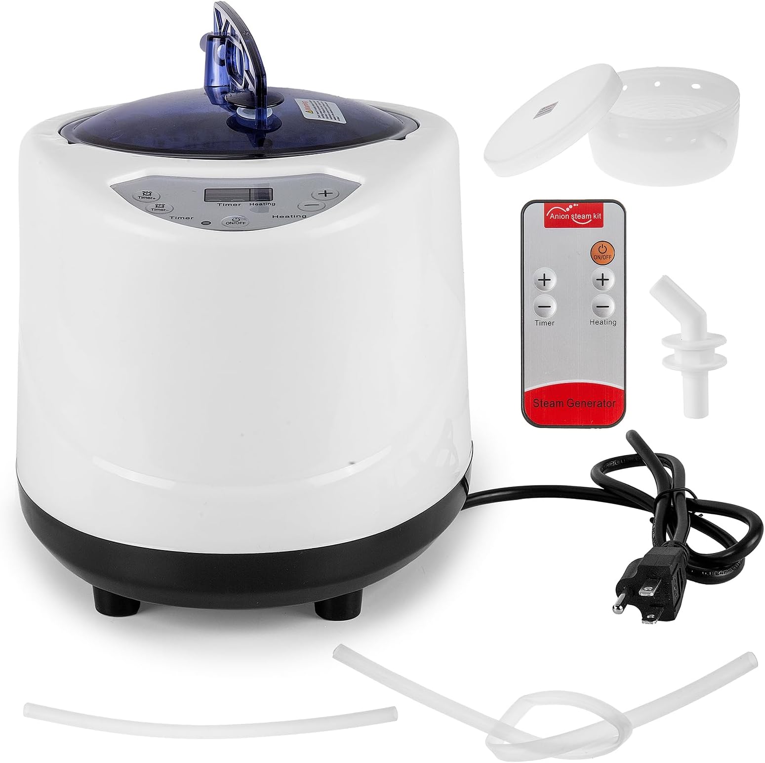 VARIPOWDER Sauna Steamer Machine 2.6L Steam Generator Portable Steam Sauna for Home with Remote Control Steam Cup Home Spa Sauna Accessories