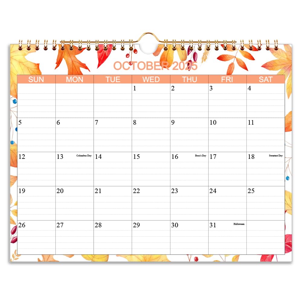 calendar 2025-2026 - wall calendar from aug 2025 to dec 2026- monthly calendar with 140gsm thick paper for planning and organizing for home or office 85 x 11 in wall calendar 2025-2026