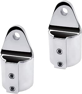 Bimini Tops 2-Pack Marine-Grade Bimini Top Caps - 316 Stainless Bimini Tops 2-Pack Marine-Grade Bimini Top Caps - 316 Stainless