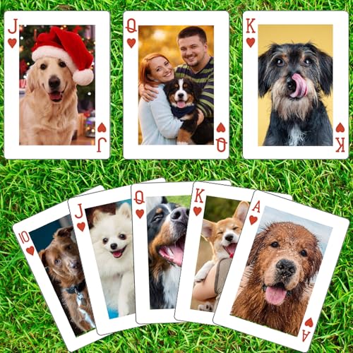 LuckyLight Custom Playing Cards Personalized with...