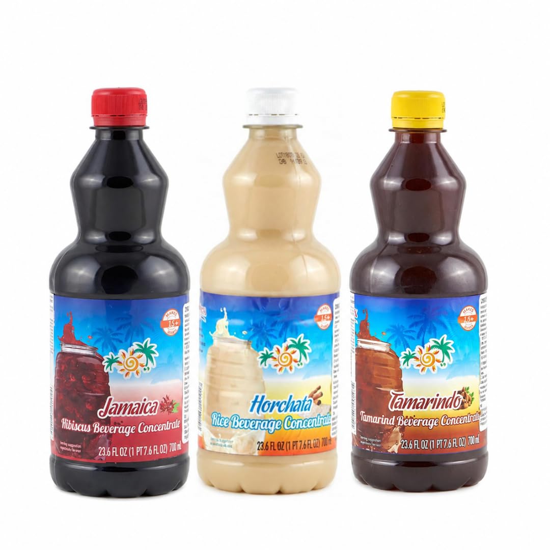 Mesquisitas Concentrado Mexicano Horchata, Jamaica y Tamarindo 70ml