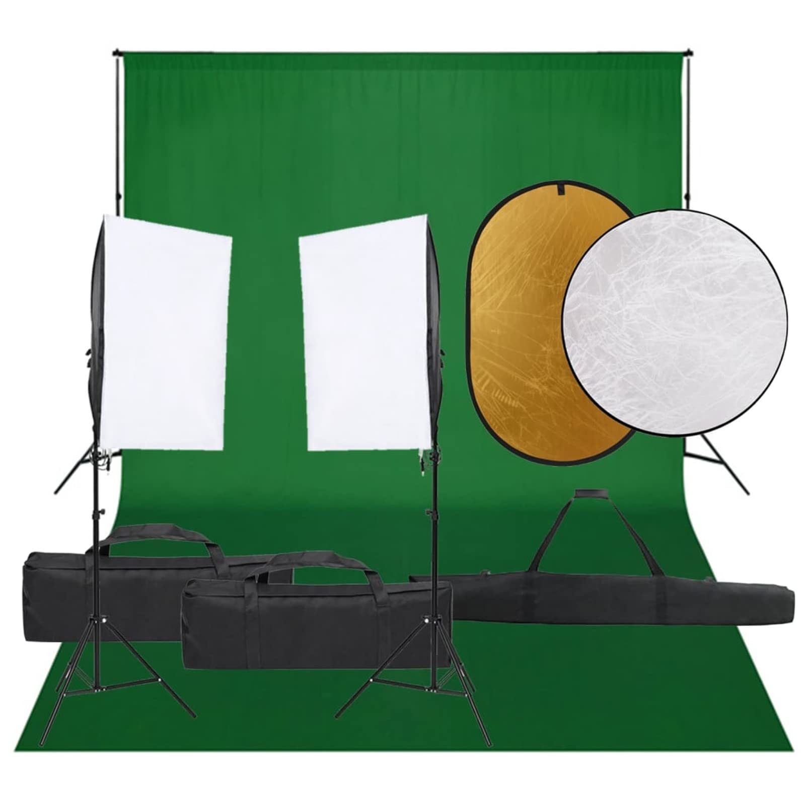 ZEYUAN Kit de Estudio fotográfico con Set de Luces, Fondo y Reflector, Estudio Fotográfico, Kit Estudio Fotografico, Iluminacion Fotografia, Fondo para Fotografia, Fotografia Accesorios,
