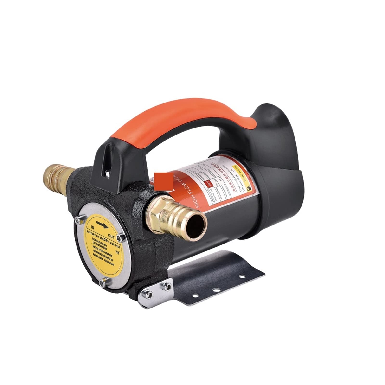Merhovo 24V Select Water Pump, Fuel Pump 300W 50L/Min Dc 12V 24V Self Priming Electric, Kerosene Transfer Dedicated(,Onecolor)