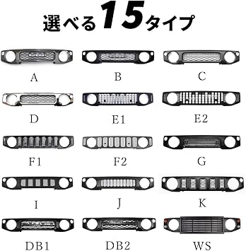 YOFER Suzuki Jimny JB64 Jimny Sierra JB74 Jimny Nomad JC74W Front Grille Garnish Interior Panel Dress Up Custom Accessory Interior Interior Parts Scratch Protection Protection Garnish Car Parts Jimny