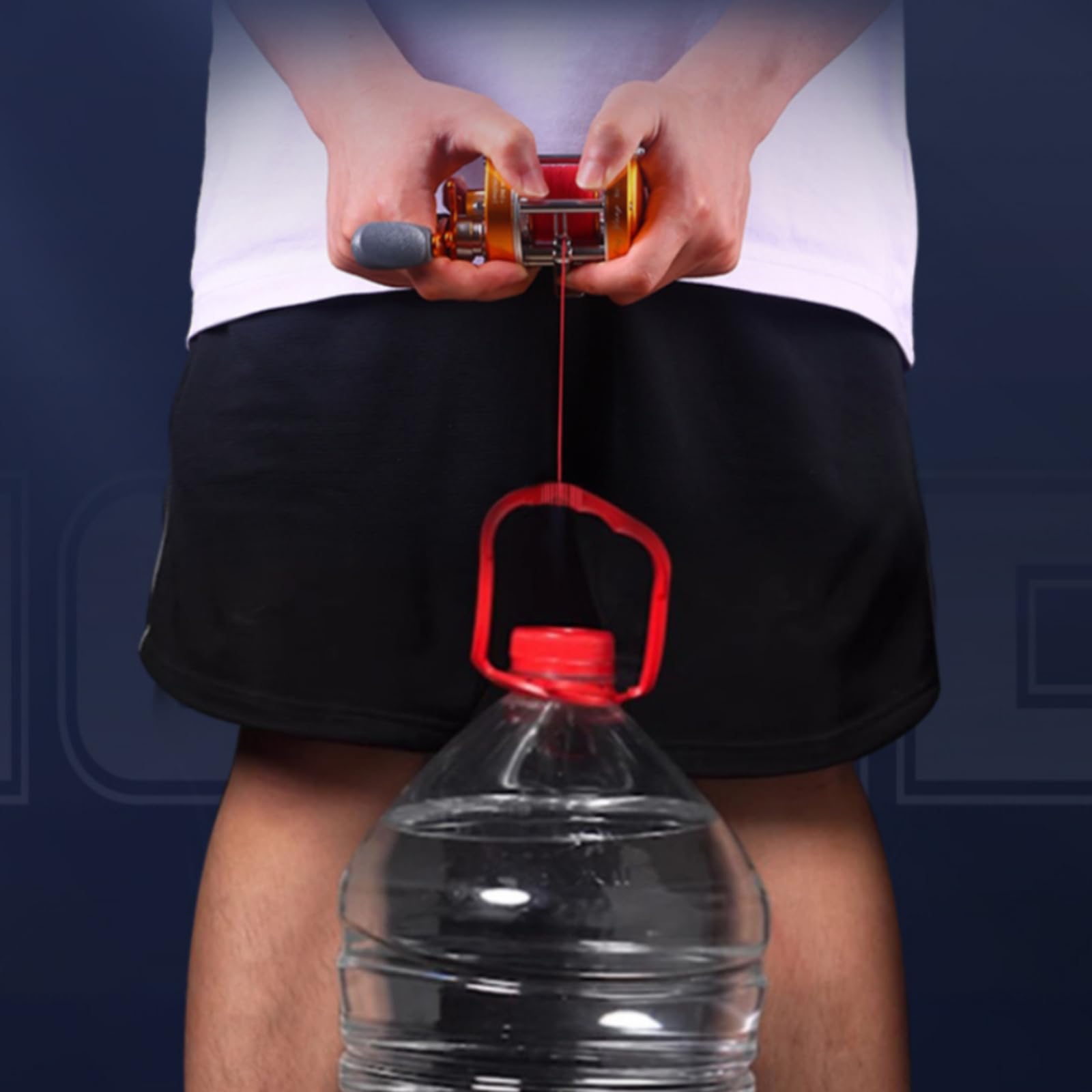 LOVIVER Carrete de Pesca Redondo para Lance Suave con Construcción Rígida de Metal Bobina Visible Guía de Línea y Freno Estelar Ajustable Empuñaduras Dobles
