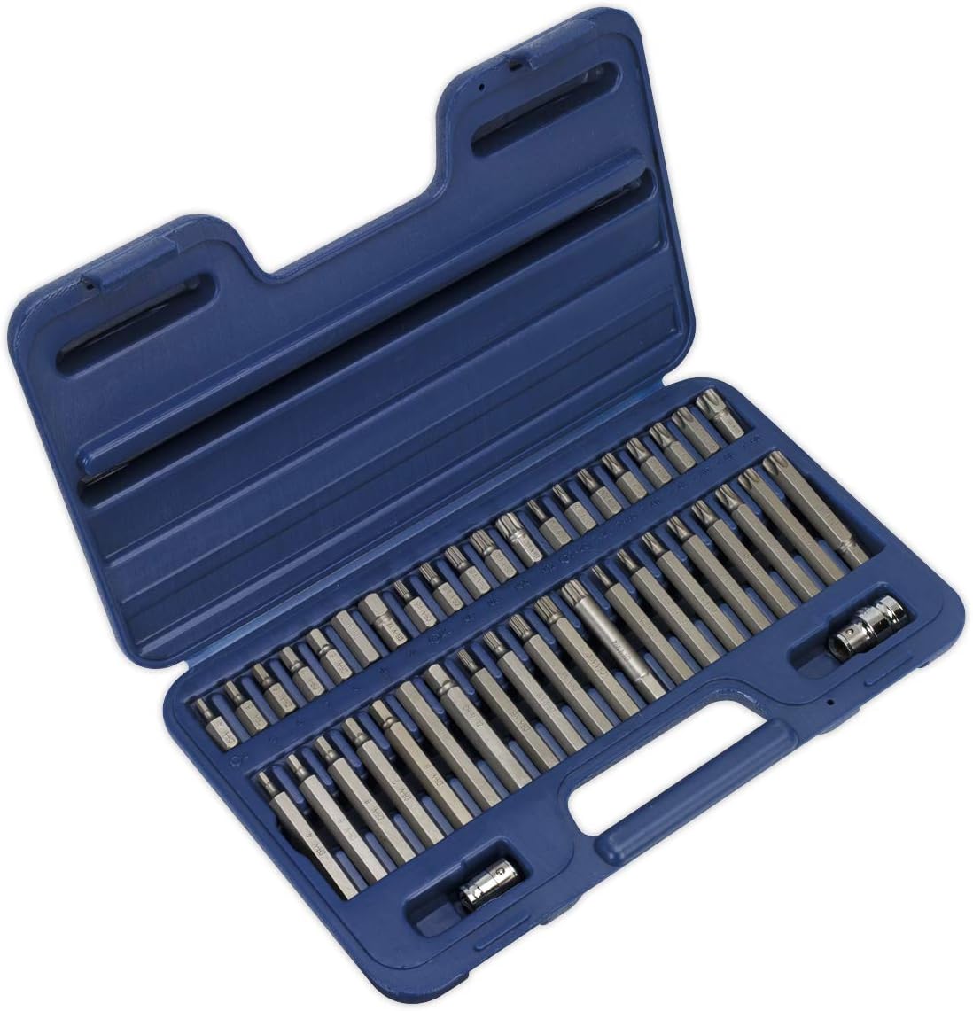 Sealey AK219 TRX-Star Torx Hex Allen Head Spline - 42pc Bit Set 3/8 1/2 Drive