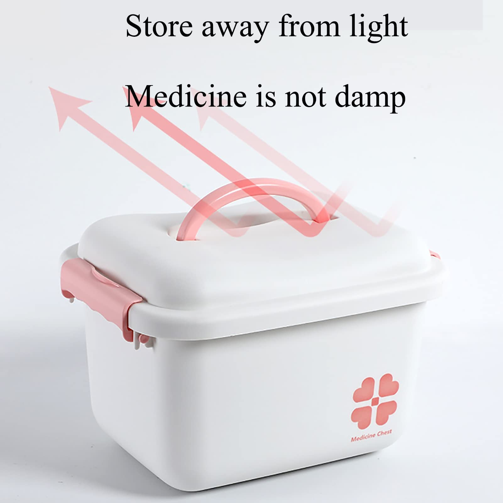 Scatola Medica Domestica Set Completo di Scatola Medica Portatile Scatola Medica Domestica (Size : 35cm)