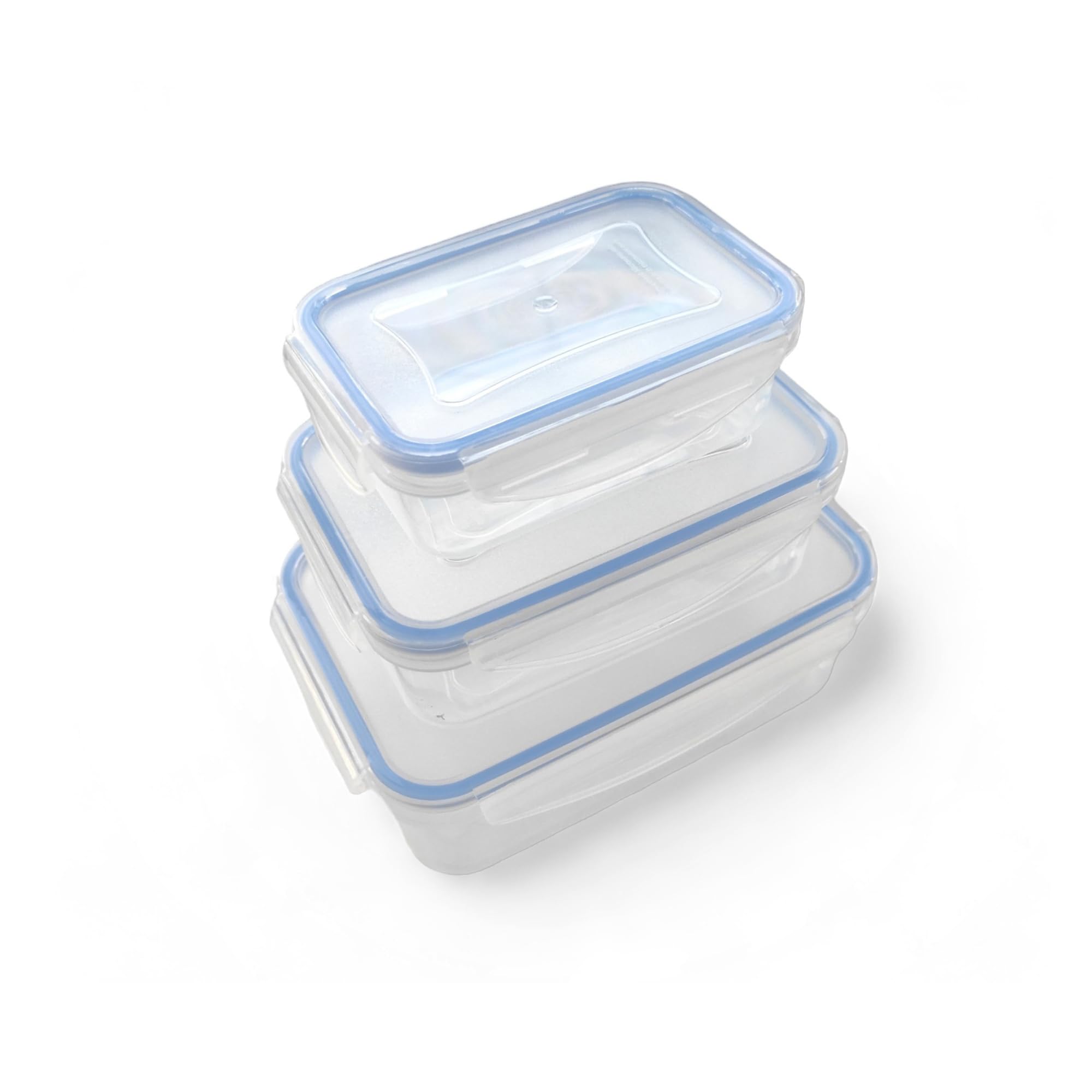 Ecoplast Superlock Plastic Kit with Lid, Airtight Rectangular Food Container, U