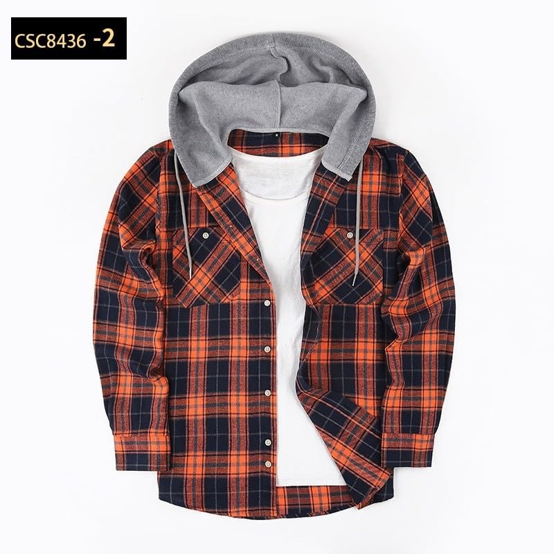 Chaqueta con Capucha de Hombre Talla XX-Large Naranja miniatura 2