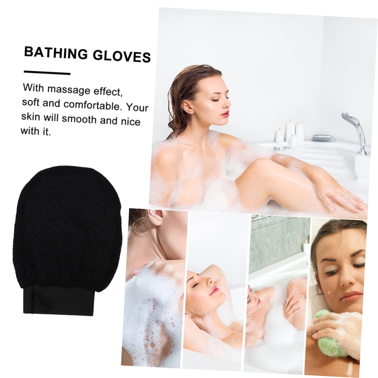 DOITOOL 15 Uds Guantes De Baño Guantes Exfoliantes Guante Exfoliante Corporal Guantes Exfoliantes Exfoliante Corporal Guantes Exfoliantes Guantes De Ducha Fibra De Viscosa Toallita De