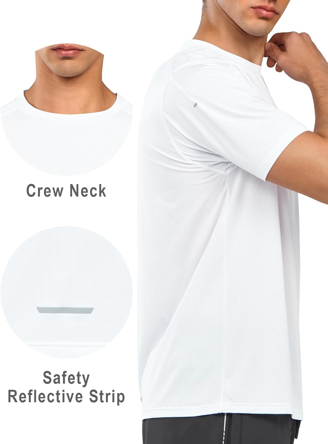 NORTHYARD Men's Athletic Running T-Shirts Quick Dry Workout Shirts Short-Sleeve Sports Gym Tee Tops Performance Activewear - Image 4