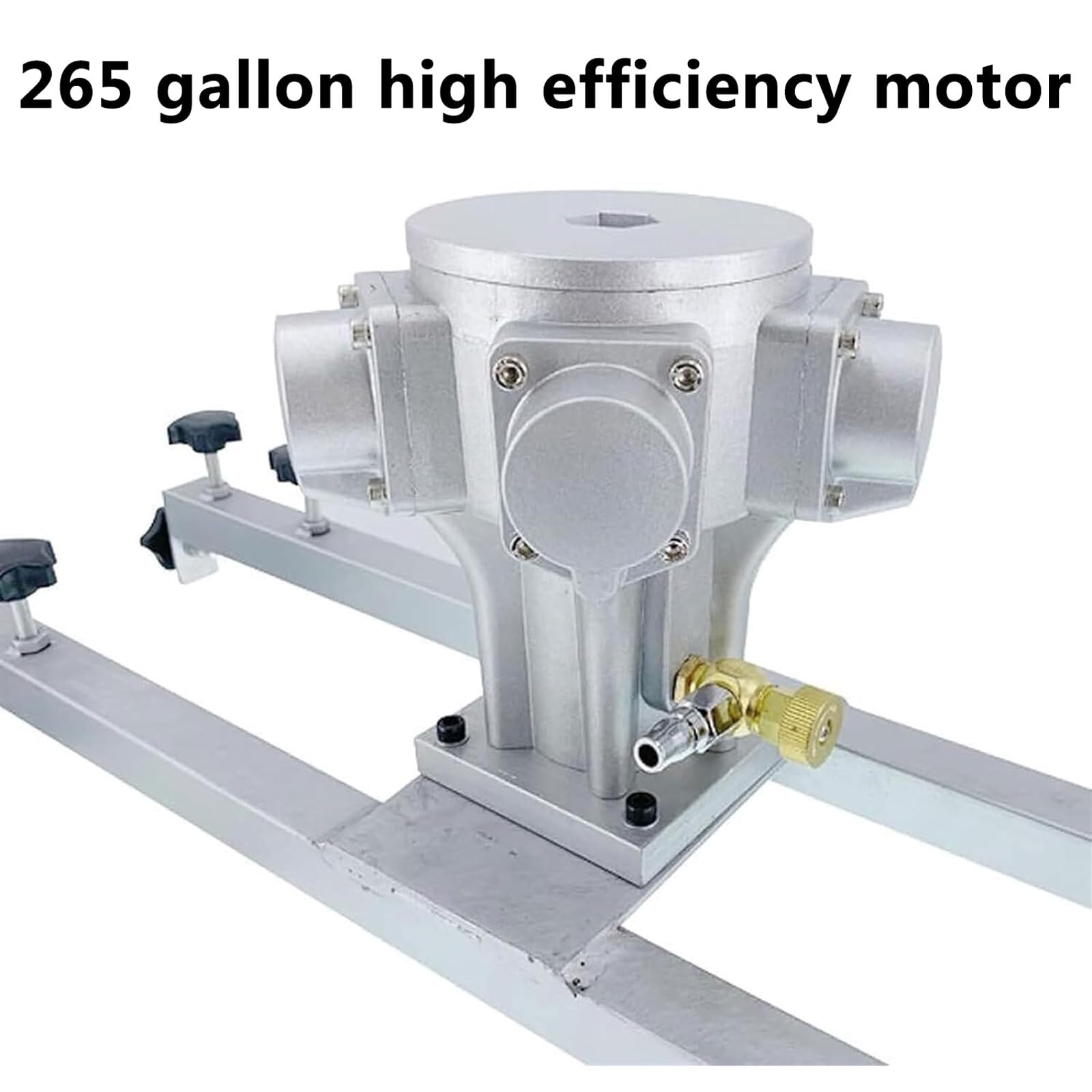 Agitador de aire para tanque IBC, mezclador de pintura neumático para disolvente de tinta, hélice plegable de 400 mm, varilla de agitación de 960 mm, 0-1300 rpm