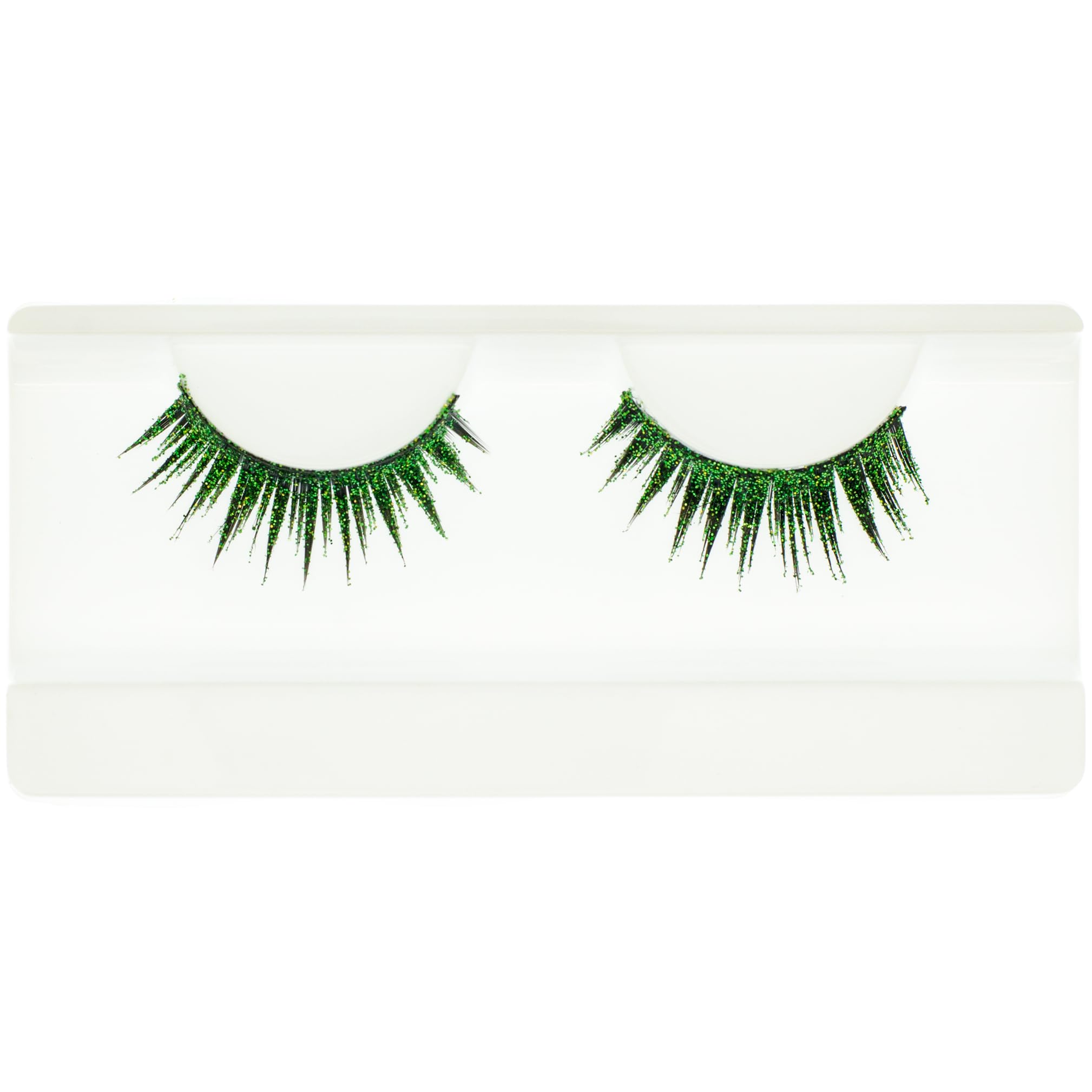 DESIRES LASHES By EMILYSTORES Green Wing Shining Star Costume Eye For Halloween, Dramatic Eyelashes, Party Looking, 1 Pair