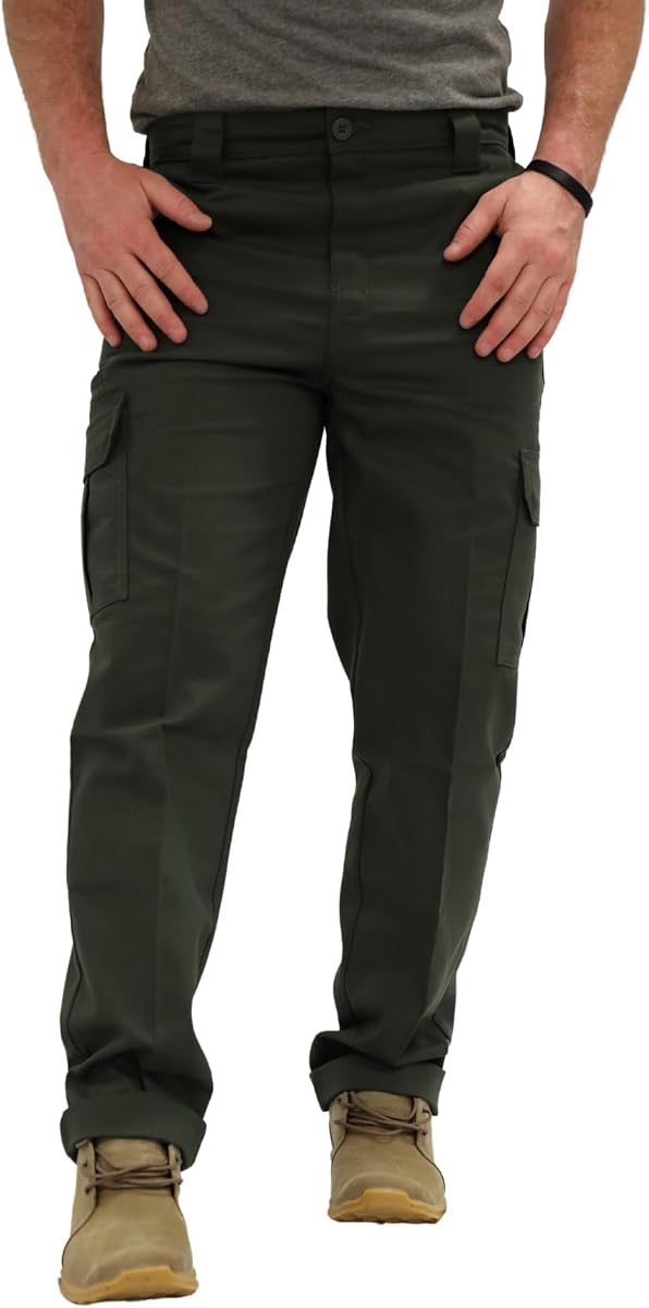 Boys' Flex Cargo Slim Straight Pant - Stretch Everyday Pants, Lightweight Durable Fit for School & Casual Wear