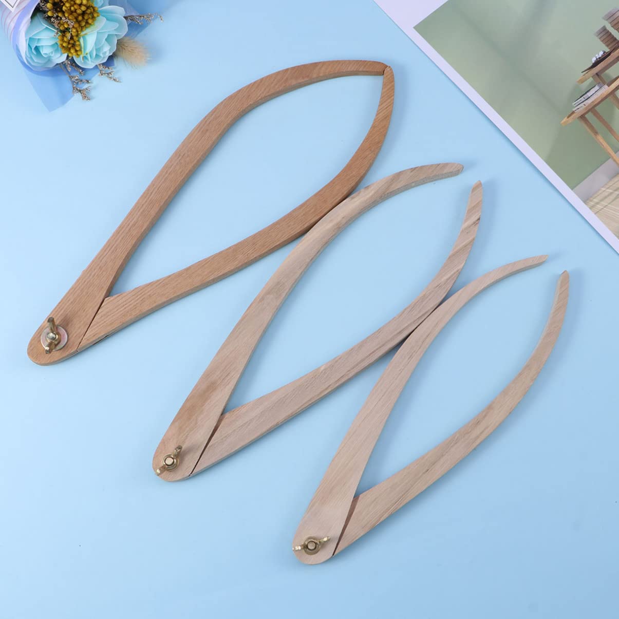 SHINEOFI 9pièces Outils De Mesure Pour Céramique Étriers Ajustables Pour Pottery Clay