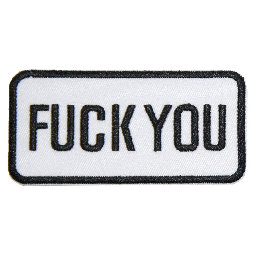 Amazon.co.jp: 刺繍アイロンワッペン・アップリケ・パッチ【FUCK