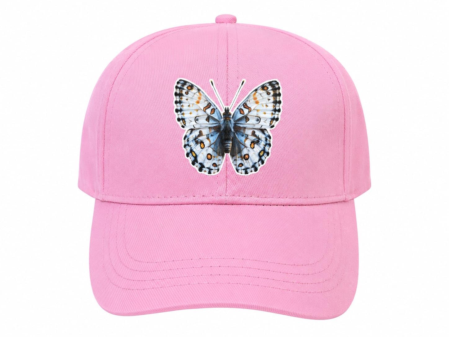 Summer Wear Baseball Cap for Girls Topi (4-12 Years) Pink-image-26