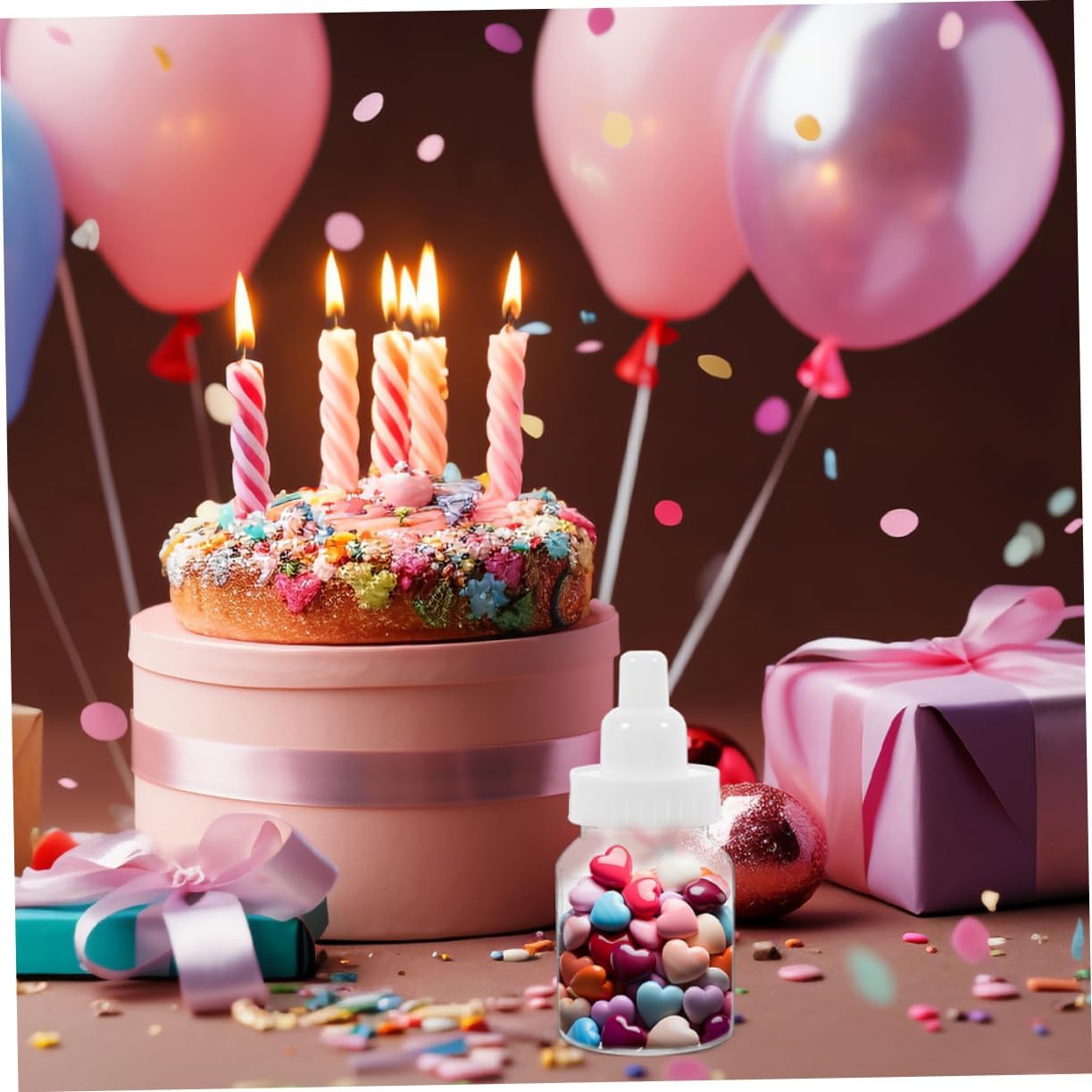 100pcs Fillable Bottle Candy Boxes for Parties Showers and Weddings Decorative Containers for Favors and