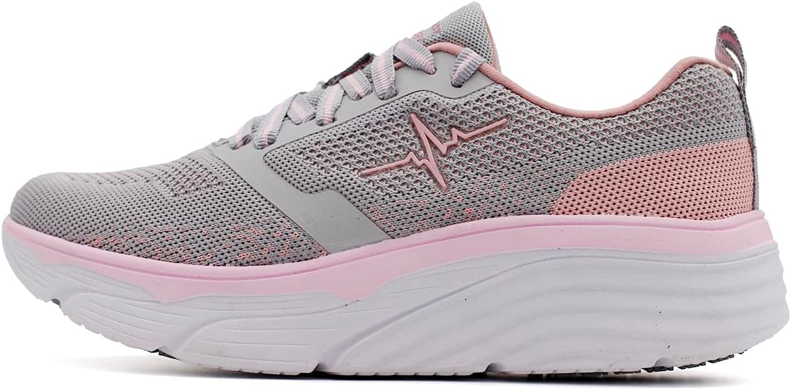 Laforst Women's Heartbeat Slip-Resistant Lace Up Sneaker – Xtreme Comfort Breathable Mesh Upper - Image 9