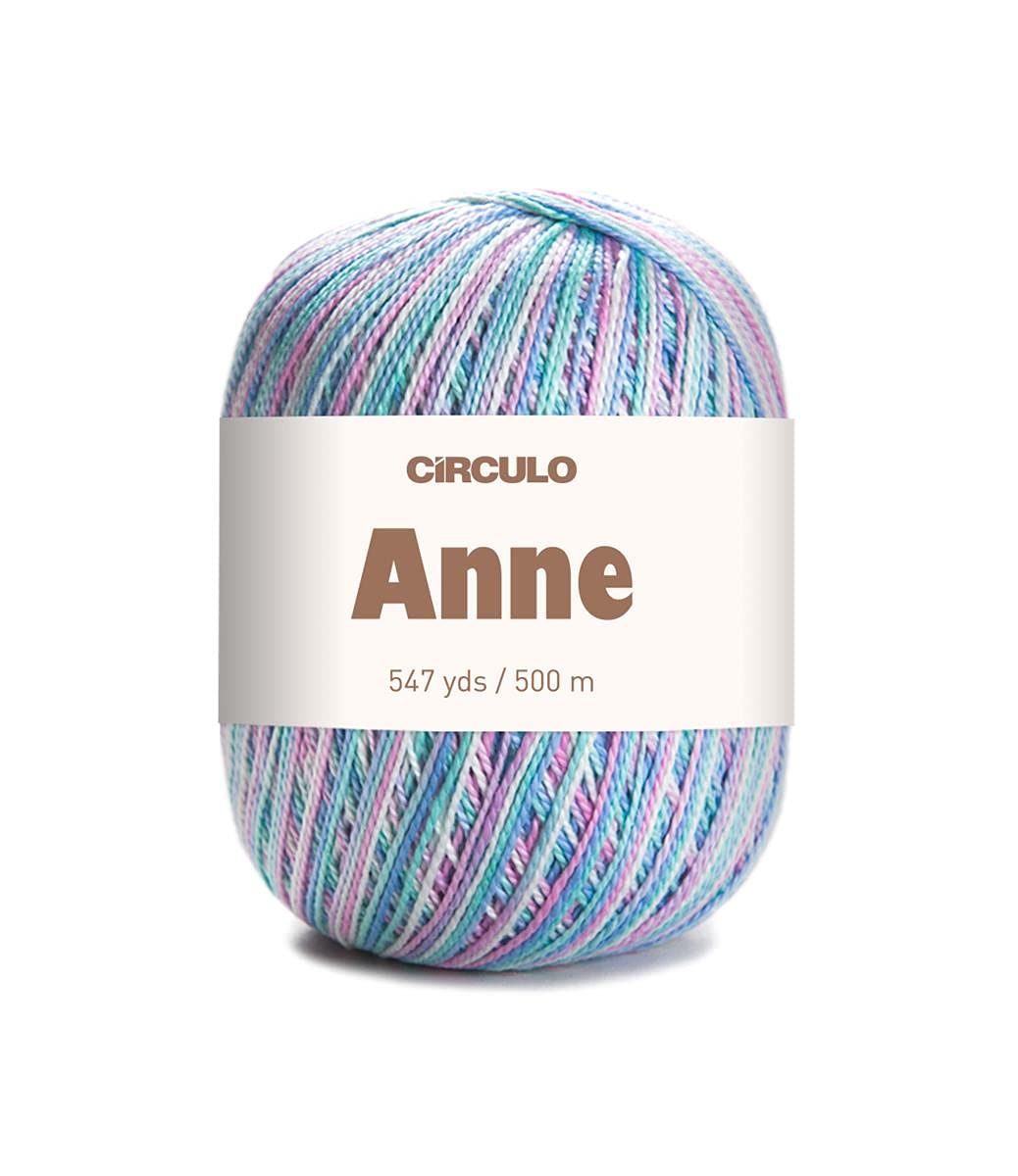Hilo de algodon Anne 9490 Circulo de 147g para tejer ropa de verano calada