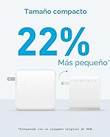 Vista 4 de Cargador Anker para MacBook Pro, compacto y plegable de 100W, USB C para MacBook Air, Samsung Galaxy, iPad Pro y más, incluye cable USB C de 5 pies
